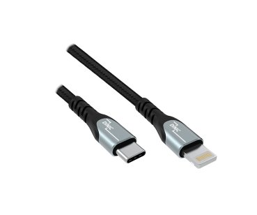 DINIC USB C Netzteil 45W + USB-C auf Lightning Kabel, Schnelllader mit PD3.0 und PPS +Lightning HQ Kabel, DINIC Box, 2m