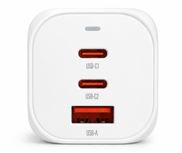 USB C/C/A Ladegerät/Netzteil 65W Schnellladegerät Power Delivery 3.0, PPS-Technologie