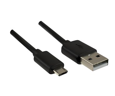 DINIC USB KFZ Quick Charger, Ladeadapter + USB Kabel, Eingang 12V DC, Ausgang 5V 1,5A/9V 1,5A/12V 1,2A, schwarz, 1m