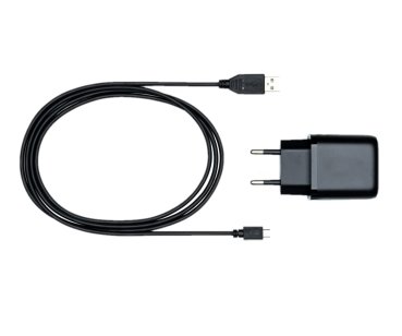 DINIC USB PD/QC 3.0 Ladeadapter inkl. micro USB Kabel 20W, 3,6V~5,9V/3A; 6~9V/2A; 9V~12V/1,5A, schwarz, 2m