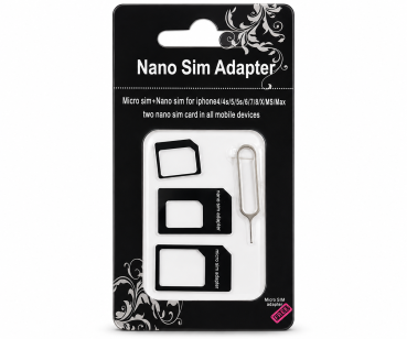 Sim Karten Adapter Set 4 in 1