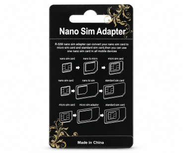 Sim Karten Adapter Set 4 in 1