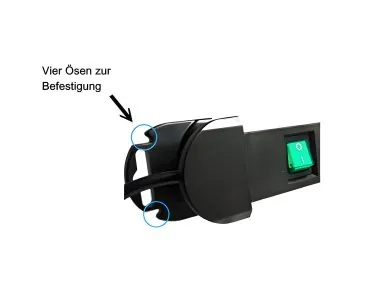 DINIC 8-fach Steckdosenleiste mit Überspannungsschutz und Schalter, Aluminiumgehäuse, 1,40m Kabel