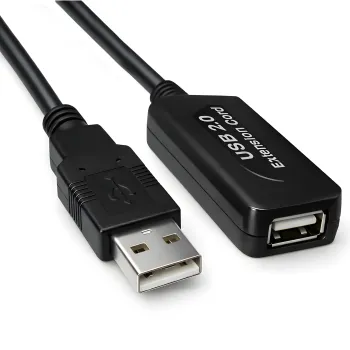 DINIC USB 2.0 Verlängerung AKTIV A Stecker auf Buchse, 5m