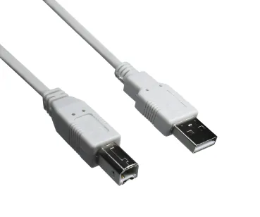 DINIC USB 2.0 Kabel A auf B, Grau: Verbinden mit Leichtigkeit