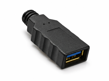 DINIC USB 3.0 Verlängerung A Stecker/Buchse, 3P AWG 28/1P AWG 24, schwarz, 2m