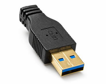 DINIC USB 3.0 Verlängerung A Stecker/Buchse, 3P AWG 28/1P AWG 24, schwarz, 2m