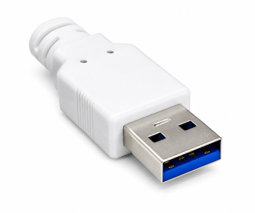 DINIC USB Adapter auf Gbit LAN für MAC und PC, USB 3.0 (2.0) A Stecker auf RJ45 Buchse, weiß, DINIC Polybag