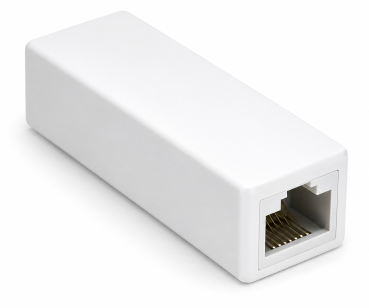 DINIC USB Adapter auf Gbit LAN für MAC und PC, USB 3.0 (2.0) A Stecker auf RJ45 Buchse, weiß, DINIC Polybag