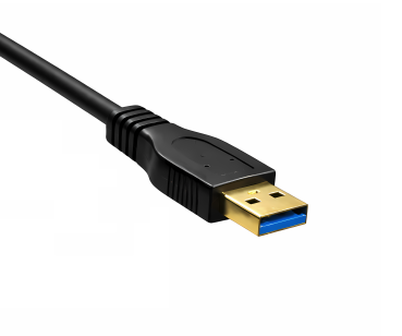 DINIC USB 3.0 Kabel A Stecker auf micro B Stecker, 3P AWG 28/1P AWG 24, schwarz, 0,50m, vergoldete Kontakte