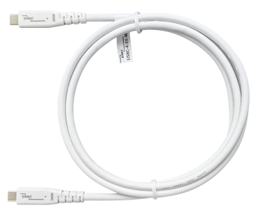DINIC USB C 4.0 Kabel, 240W PD, 40Gbps, weiß, 0,5m Typ C auf C, OD 5,2mm, TPE, E-Mark chip, DINIC Box