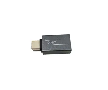 DINIC Adapter, USB C Stecker auf USB A Buchse Alu, space grau
