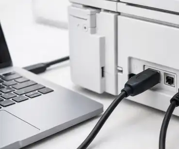 DINIC USB-C auf USB-B Druckerkabel, schwarz, (Printer/Scanner/MIDI) 2m