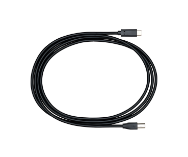 DINIC USB-C auf USB-B Druckerkabel, schwarz, (Printer/Scanner/MIDI) 5m