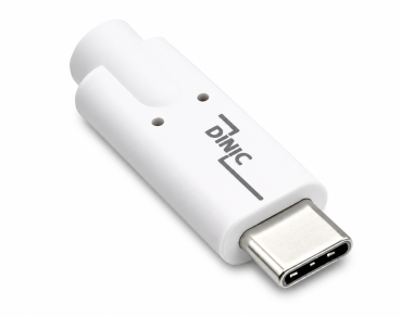 DINIC USB 3.2 Kabel Typ C-C Stecker, unterstützt 100W (20V/5A) Aufladung, weiß, 0,5m