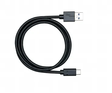DINIC USB 3.1 Kabel Typ C - 3.0 A, 5 Gbps, 3A charging, schwarz, DINIC Polybag, 1m