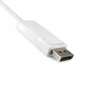 DINIC USB 3.2 Kabel Typ C St. auf DisplayPort St., 4K bei 60Hz, weiß, 2m