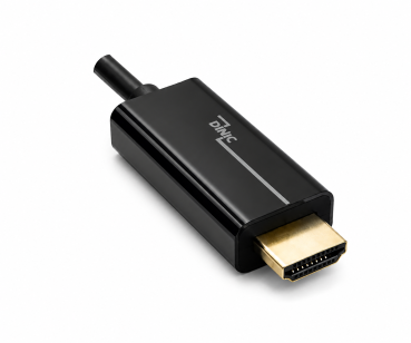 DINIC USB 3.2 Typ C auf HDMI 4K2K@60Hz, HDCP, schwarz, DINIC Polybag, 2m