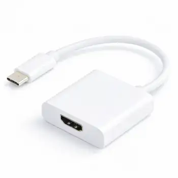 Adapter USB Typ C Stecker auf HDMI Buchse, 4K*2K@60Hz, HDR, DINIC Blister, weiß