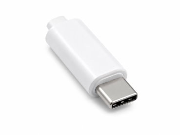 DINIC Adapter USB C Stecker / RJ45 Gbit LAN, weiß, PB 10/100/1000 Mbps mit Auto-Erkennung, 0,2m
