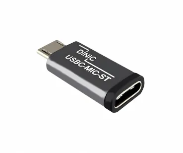 DINIC Adapter, Micro Stecker auf USB C Buchse Alu, space grau