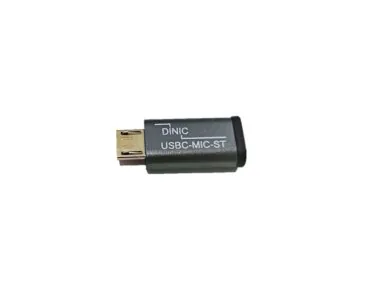 DINIC Adapter, Micro Stecker auf USB C Buchse Alu, space grau