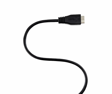 Kabel USB C auf USB 3.0 micro B, schwarz, DINIC Polybag, 0,50m