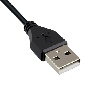 DINIC USB Typ C auf A Ladekabel, USB Typ C auf A Stecker, 5V, 3A, OD: 3,5mm, schwarz, 1m