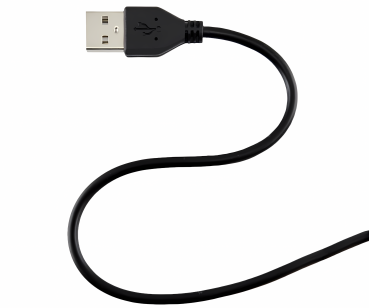 DINIC USB Typ C auf A Ladekabel, USB Typ C auf A Stecker, 5V, 3A, OD: 3,5mm, schwarz, 1m