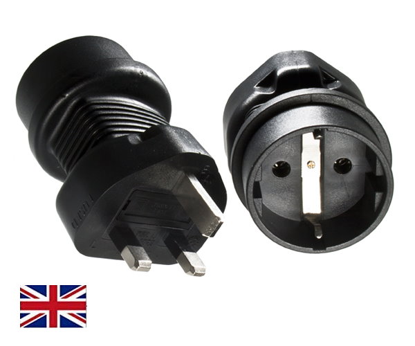 DINIC Kabel Shop - Reiseadapter, Netzadapter für England UK 3-pol