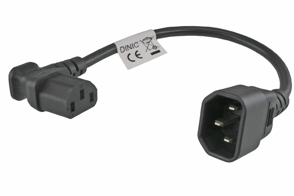Netzkabel Verlängerung Kaltgeräte C13 Buchse an C14 Stecker Stromkabel Kabel 