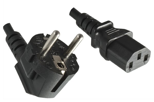 Netzkabel/ Strom-Adapterkabel  C20 Stecker zu Schuko Kupplung