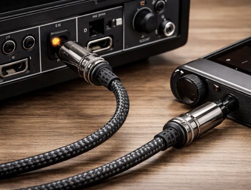 DINIC Premium Toslink Kabel St. auf mini Toslink St., Dubai Range, schwarz, 2m