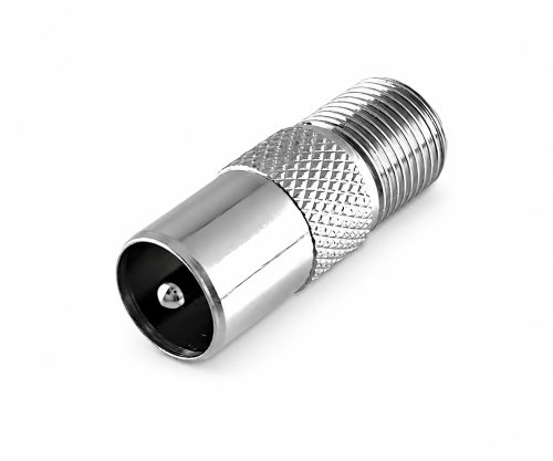 Adapter IEC Stecker auf F-Buchse, ANT-Stecker auf SAT Buchse, Vollmetall