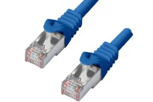 DINIC Cat.6 Premium Patchkabel, PiMF/S-FTP, LSZH, blau