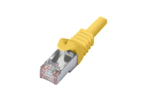 DINIC Cat.6 Premium Patchkabel, PiMF/S-FTP, LSZH, gelb