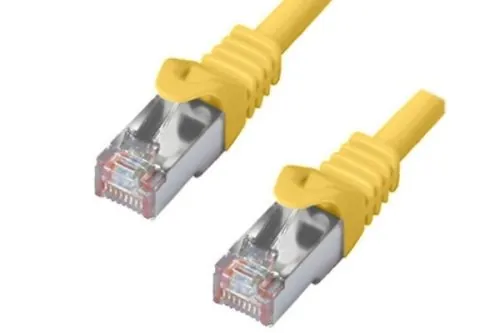 DINIC Cat.6 Premium Patchkabel, PiMF/S-FTP, LSZH, gelb