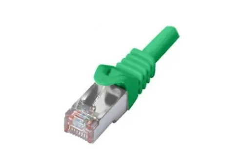 DINIC Cat.6 Premium Patchkabel, PiMF/S-FTP, LSZH, grün, 1m