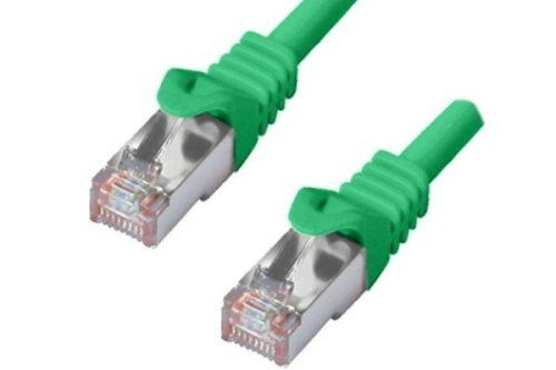 DINIC Cat.6 Premium Patchkabel, PiMF/S-FTP, LSZH, grün, 1m