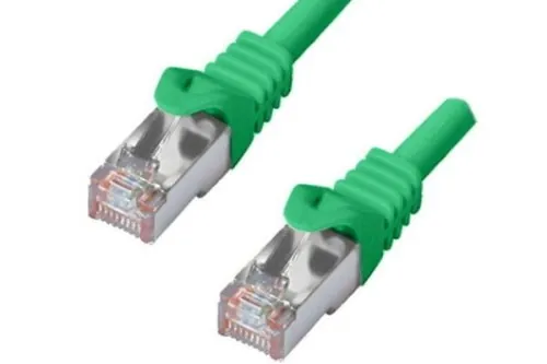 DINIC Cat.6 Premium Patchkabel, PiMF/S-FTP, LSZH, grün