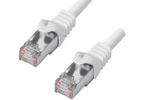 DINIC Cat.6 Premium Patchkabel, PiMF/S-FTP, LSZH, LAN Kabel weiß