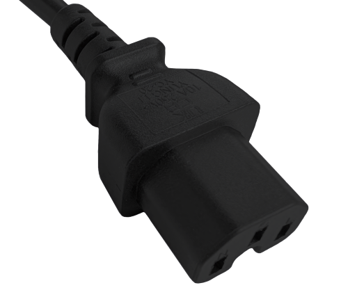 DINIC Netzkabel England UK Typ G auf C15, 1mm², schwarz, 1,80m