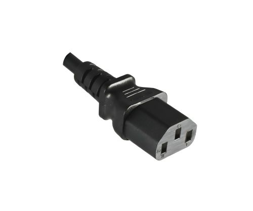 DINIC Kaltgeräte-Verlängerung C13 Stecker auf C20 Buchse
