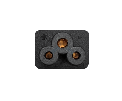 DINIC Netzkabel Australien Typ I auf C5, 0,75mm², schwarz, 1,8m