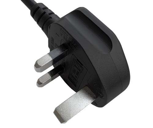 DINIC Netzkabel England UK Typ G auf C5 90°, 5A, 0,75mm², ASTA, 5m