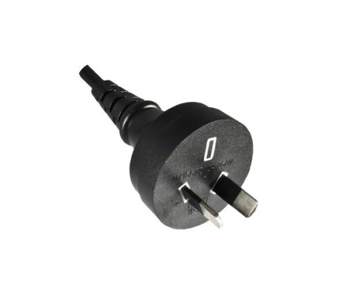 Netzkabel Australien Typ I auf C7 90°, 0,75mm²,