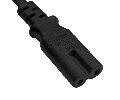 DINIC Netzkabel England UK Typ G 3A auf C7, 0,75mm², ASTA, 1.80m