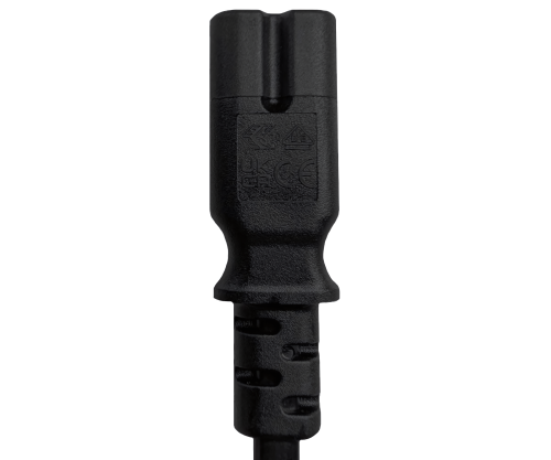 DINIC Netzkabel England UK Typ G 3A auf C7, 0,75mm², ASTA, HK, Safety Mark, 1.80m