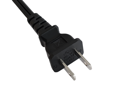 DINIC Netzkabel für Amerika USA Typ A auf C7, 2-pol, 1.80m