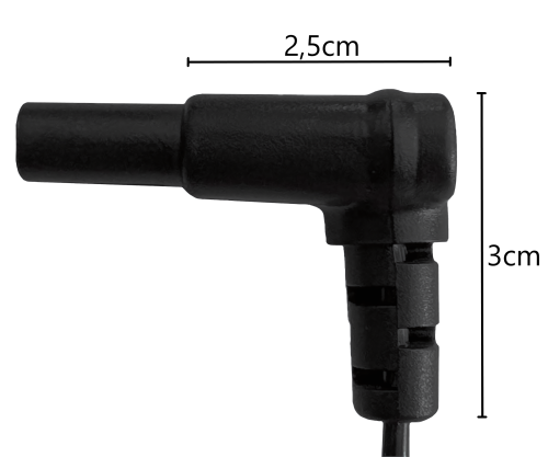 DINIC Netzkabel Japan Typ A auf C7 gewinkelt, 1,8m JPN 2pin/ C7 90°, 0,75mm², VFF, PSE, schwarz